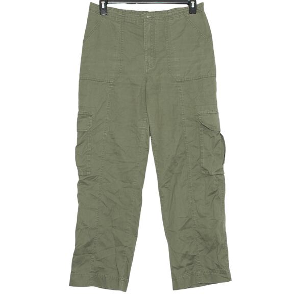 Abercrombie & Fitch Pants Cargo Outdoor Gorpcore Y2K Utility Street Green 14 32